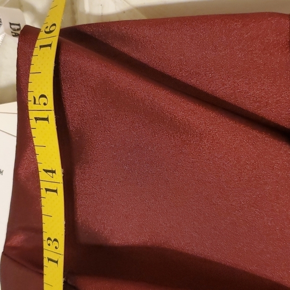 NWT David's Bridal Strapless Berry Cocktail dress size 8 - Picture 11 of 14